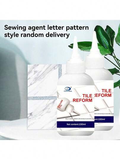 1入組家居DIY瓷磚灰漿，防水和抗黴菌填縫密封劑，用於瓷磚、牆面和地板的接縫補修填充劑