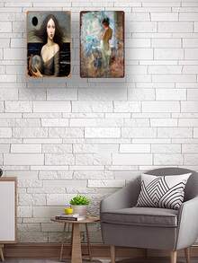 1 件 JIT 铁画艺术金属锡标牌、工艺工具、铝箔雕刻 - 彩色 - 查看 4