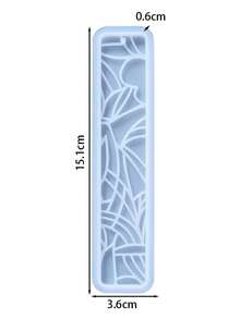 1 件树叶书签硅胶模具矩形书签环氧树脂铸造模具适用于 DIY 环氧树脂工艺品制作工具 - 矩形矽膠模具書籤 - 查看 12