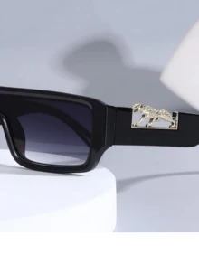Kính thời trang họa tiết da báo cao cấp mới nhất, Unisex, phù hợp cho cuộc sống hàng ngày, du lịch, bãi biển, tiệc tùng và tụ tập Phụ kiện bãi biển cho phụ nữ Kính râm - Nhiều màu - Xem 4