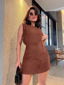 Marrant Fabric Set - 棕色 - 查看 1