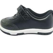 Molekinha Children's Tennis Shoes With Shiny Heart Varnish - 黑色 - 查看 2