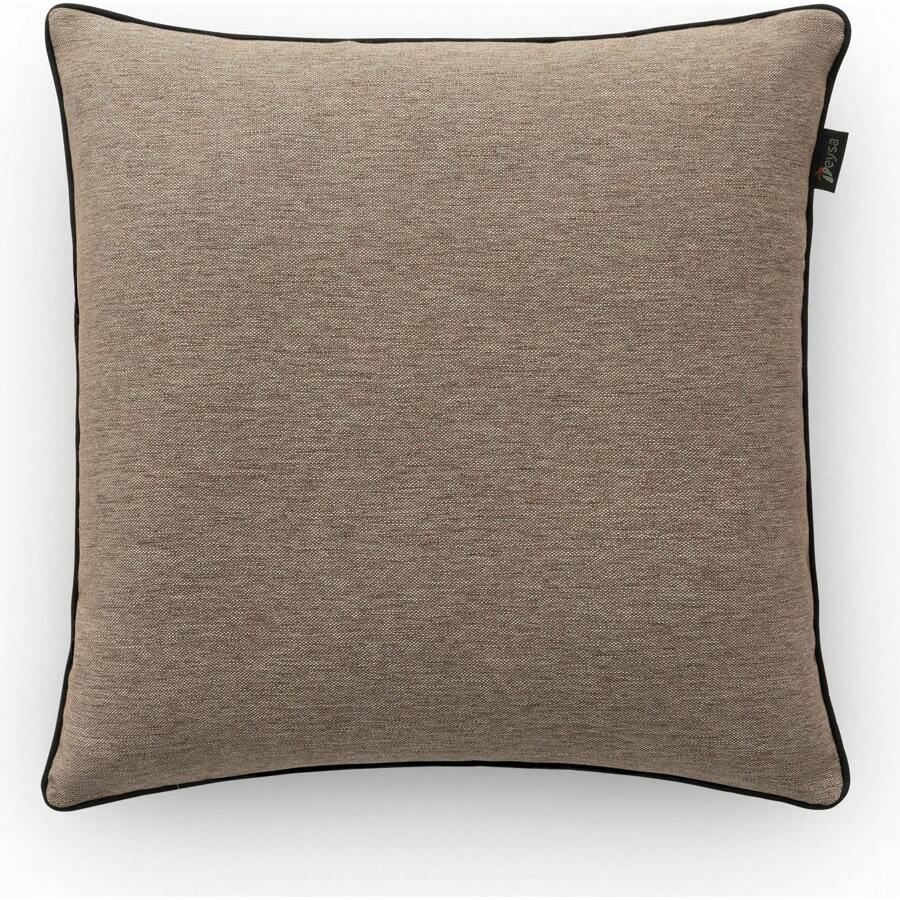 Ecommerc3 | Housse de Coussin 45X45 Cm (Variété de Couleurs) - Housse de Protection Coussin Décoratif - Housse de Coussin Design Élégant et Polyvalent pour Renouveler Votre Espace - Beige - Voir 1