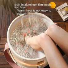 ComfortSpa Portable Foot Bath With Advanced Temperature Control & Invigorating Bubble Massage - Create Your Own Relaxing Home Spa Retreat, Perfect For Personal Use - Multicolor - View 3