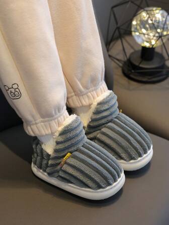 新款秋冬季男童拖鞋室内外休闲舒适防滑软底保暖居家