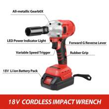 Cordless Impact Wrench 1/2 Inch Brushless High Torque Wrenches 210 Ft-Lbs Right Angle Detent Anvil Impact Drive Set Kit 2 Battery 18V 2300RPM Chuck/Drill/Sockets/Tool Box/Fast Charger Tools