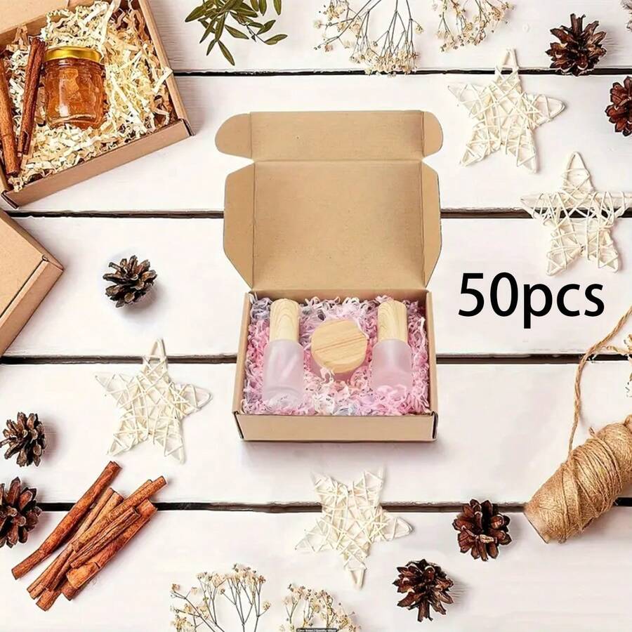 50Pack Small Mailer Shipping Boxes 6x3.85x1.45 Inch Corrugated