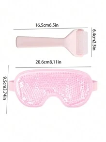 2 Pieces Set: Reusable Gel Ice Roller For Face & Eye Massage, Lifting & Cooling; Multipurpose Hot/Cold Eye Mask - Perfect Relaxation Gift - Multicolor - View 6