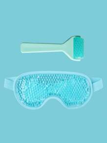 2 Pieces Set: Reusable Gel Ice Roller For Face & Eye Massage, Lifting & Cooling; Multipurpose Hot/Cold Eye Mask - Perfect Relaxation Gift - Multicolor - View 8