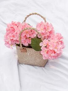 1 件/3 件仿真绣球花枝家居客厅玄关户外婚礼生日派对装饰拍摄道具 - 彩色 - 查看 15