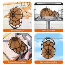 2pcs Baseball Cap Washer, Washing Machine Safe Cap Cleaner To Prevent Deformation, Cap Cleaning Protector, Baseball Cap Laundry Cleaning Cage