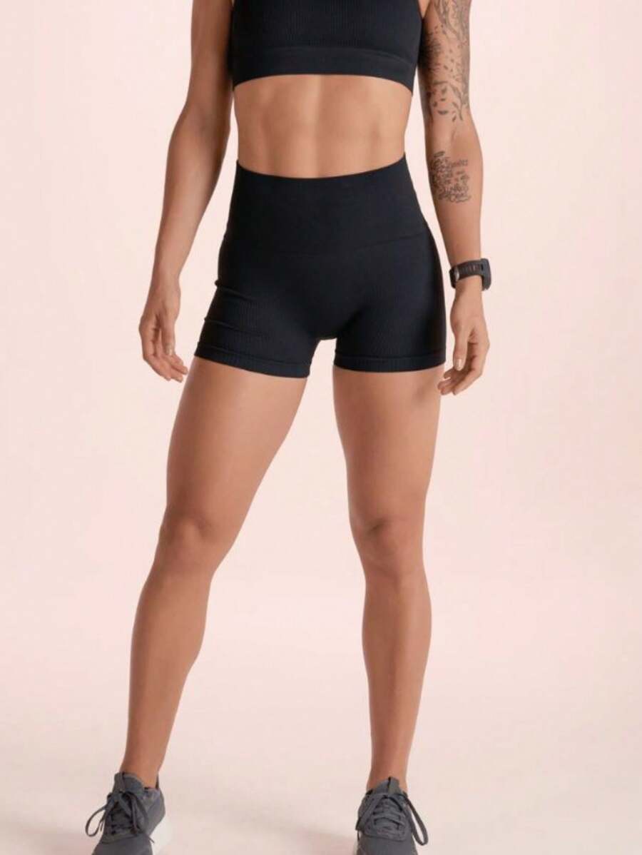 Lupo Sport Ribbed Seamless Shorts Lupo Sport Ref.71382 - 黑色 - 查看 1