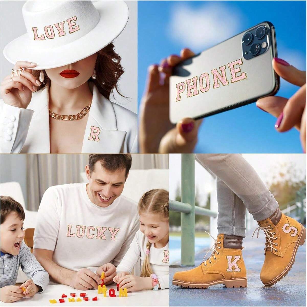 Chenille Letter Patch, Preppy School Team Letter Patch For Clothes And