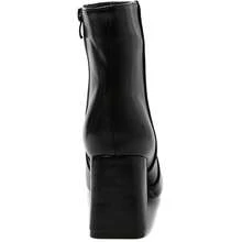 Bottines à talons hauts minimalistes, polyvalentes et à la mode, de couleur unie - Noir - Voir 6