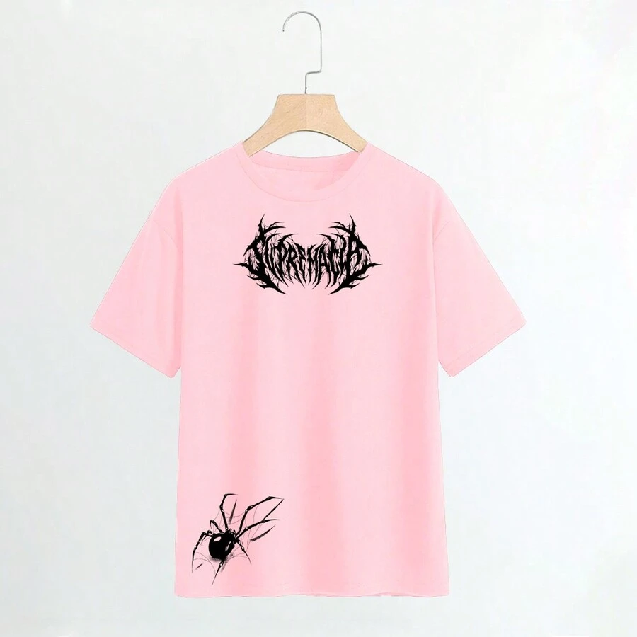 Shirt T-Shirt T-Shirt "Supremacy" - Màu Hồng baby - Xem 1