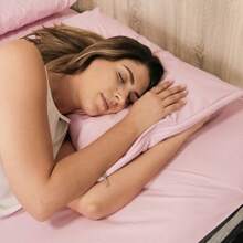 Widow Mattress Protector With Elastic 128x188 - Hồng - Xem 6