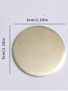 Móc khóa bằng thép không gỉ hai mặt truyền cảm hứng, giản dị, dễ thương & thanh lịch, quà tặng không phải ngày lễ cho mối quan hệ xa - Bạc - Xem 3