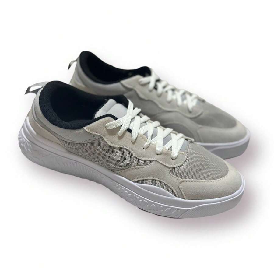 Neo VR3 Casual Women's Men's Suede Stylish Lightweight Walking Gym Comfortable Sneakers Promotion - NEO/GELO/BCO - Xem 1