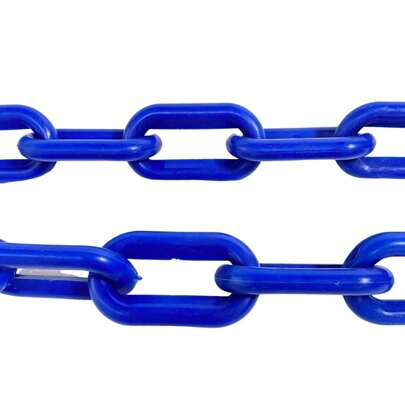 Corrente De Sinalização Isolamento Segurança PVC 10 Metros 9Mm Delimitador