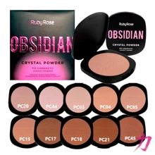 Crystal Power Obsidian Ruby Rose HB1800 Compact Powder - 電腦44 - 查看 2
