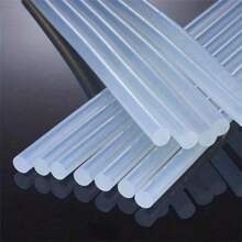 20 支热熔胶棒透明热熔胶枪棒 EVA 胶水适用于艺术工艺品、粘合剂修复粘合 DIY 工艺项目 - 白色 - 查看 6