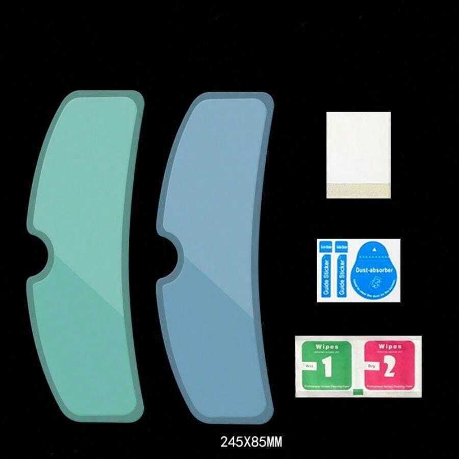 2 Packs (Green AntiFog Film And Blue RainProof Film) Universal