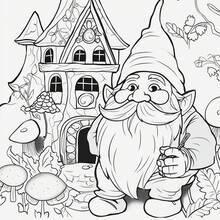 1 本缓解压力的彩色书，圣诞老人主题加厚纸张，25 页，升级版和原创彩色书成人舒缓压力填充书，适合节日、感恩节、圣诞节、生日和派对的礼物 - 彩色 - 查看 7