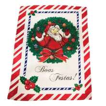 Kit 10 Dish Towels Hem Frame Printed For Kitchen Christmas Decoration Assorted 43x58 - Nhiều màu - Xem 4