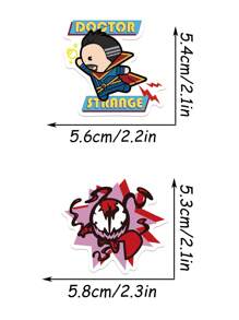 Disney 50 piezas de pegatinas divertidas de superhéroe de dibujos animados Thor, para decorar guitarra, monopatín, casco de moto, teléfono, regalos de Navidad para niños, juguetes, pegatinas, pegatinas para niños, pegatinas de Disney