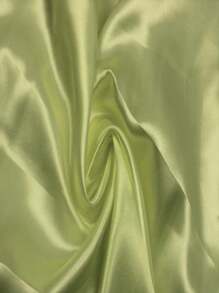 3 Meters Of Charmousse Satin Fabric (3m X 1.50m) - 青檸色 - 查看 1