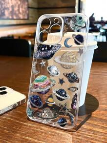 1 Ốp lưng điện thoại bảo vệ toàn diện chống vân tay in hình hành tinh tương thích với iPhone Chống nước Chống sốc Chống rơi Chống trầy xước - Nhiều màu - Xem 4