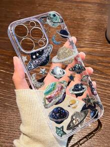 1 Ốp lưng điện thoại bảo vệ toàn diện chống vân tay in hình hành tinh tương thích với iPhone Chống nước Chống sốc Chống rơi Chống trầy xước - Nhiều màu - Xem 3