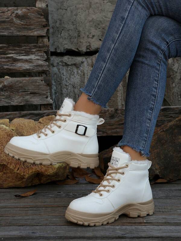 Women's Thick Thermal Lined Snow Boots For Winter
