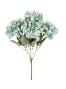1/3 件人造绣球花束假植物房间装饰秋季装饰假花花园秋季装饰中心装饰生日派对装饰婚礼花篮，新娘手捧花，家居装饰，餐厅，卧室，窗台装饰，花瓶装饰，情人节礼物，新年装饰，户外花园，开学季 - 薄荷綠 - 查看 3