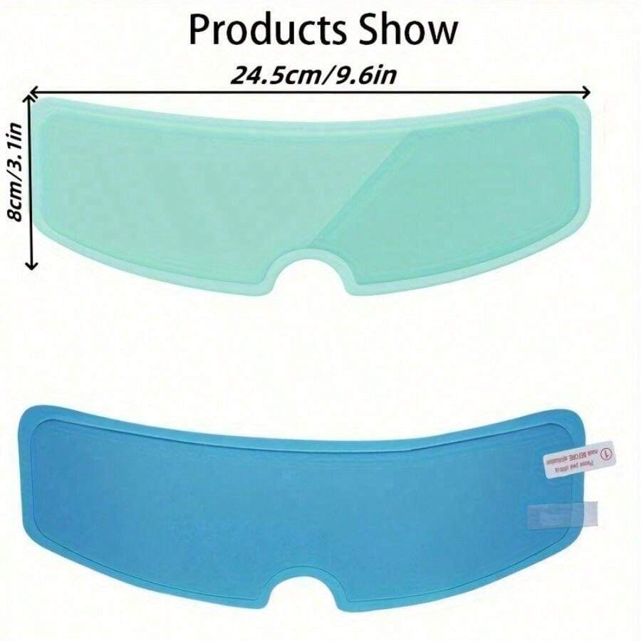 2 Packs (Green AntiFog Film And Blue RainProof Film) Universal