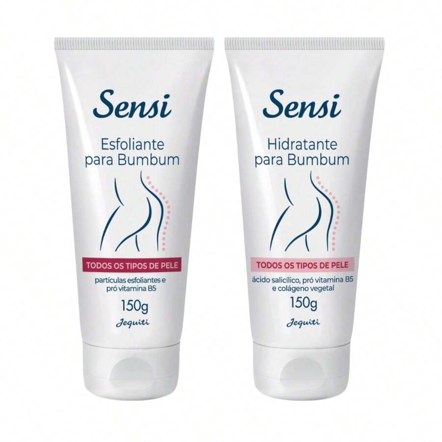 Sensi Butt Care Kit: Exfoliant + Moisturizer 150g - Jequiti - 白色 - 查看 1
