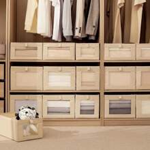 1/3/5pcs cesto organizador roupa cobertor casacos armário  40X26X16 CM, Poliéster