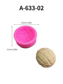 1 件菠萝形捏合模具，DIY 烘焙甜点装饰家居配件 - 粉色 - 查看 7