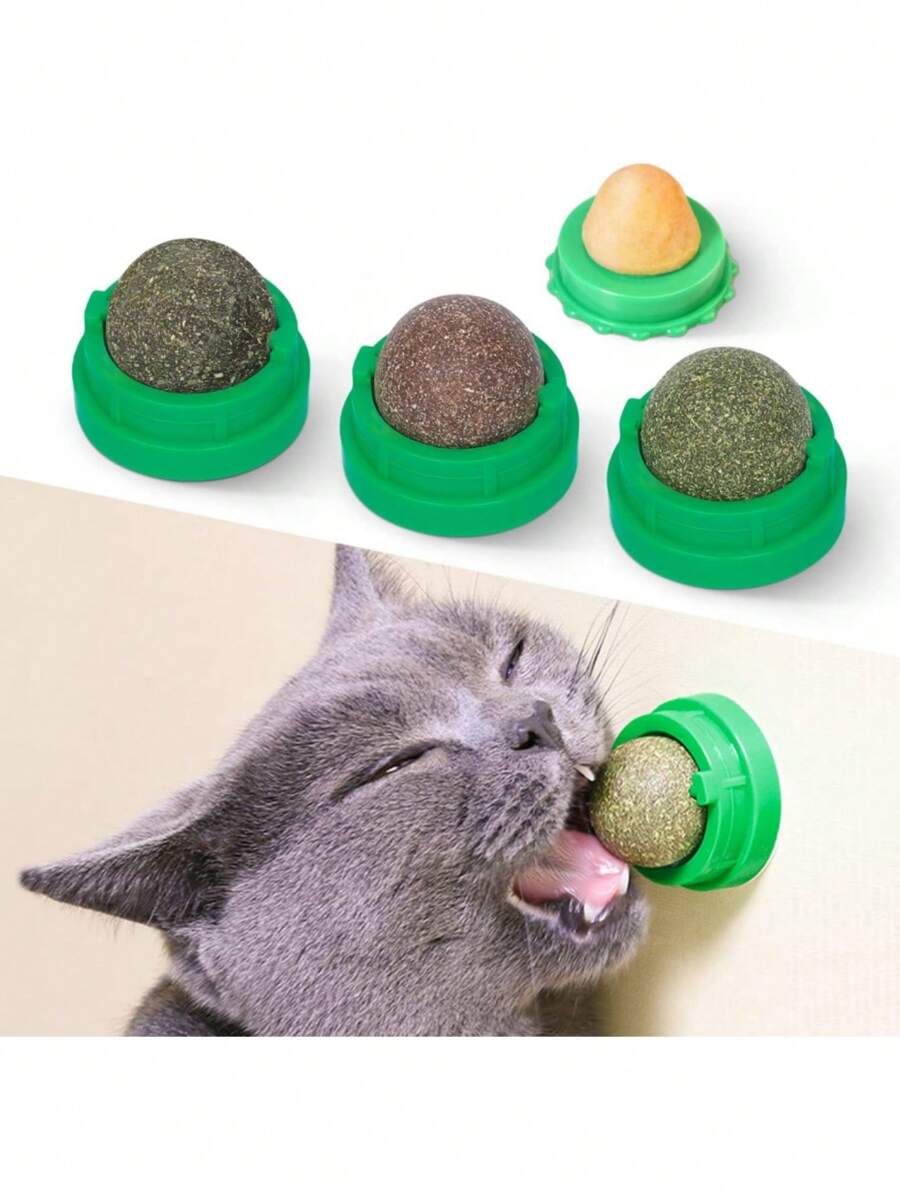 Potaroma Catnip Toys Balls, Extra Cat Energy Ball, Edible Kitten