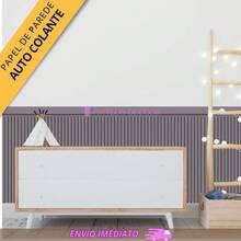 PINK Slatted Wallpaper For Half Wall 1.20mX50cm - ROSA - Ver 2