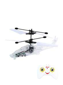 Remote Control Helicopter Toy For Children, Hand Gesture Sensing Flight Control, Dual Mode Indoor/Outdoor Interactive Gaming Suitable For Boys And Girls, Birthday/Children's Day Gift (Actual Size May Differ Slightly From Manual Measurement)