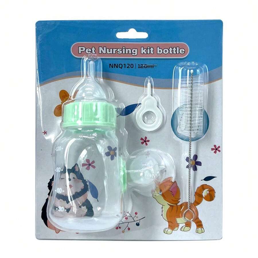 1pc Baby Bottle, Kitten & Puppy Feeding Bottle, Pet Nursing Supplies