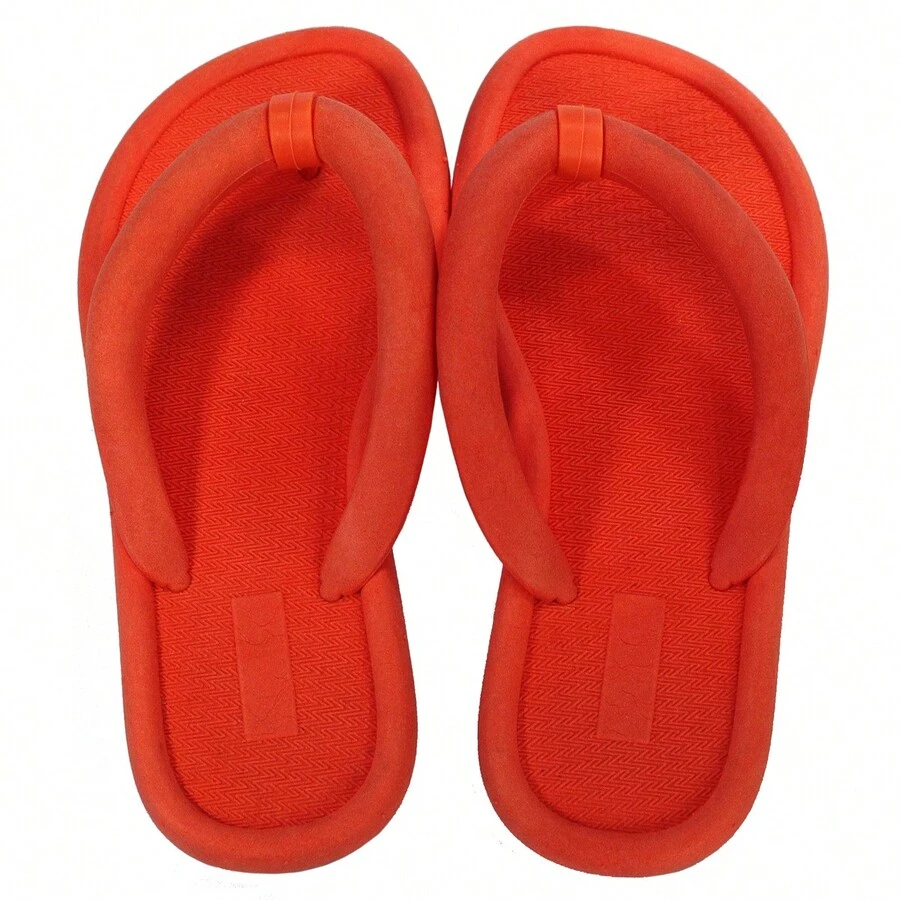 Women's Cloud Flip Flops Lightweight Soft Super Comfortable - Orange - View 1