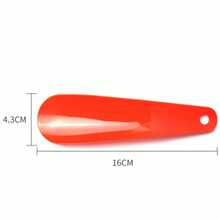 1 件短柄小鞋拔，长柄家用提鞋工具，适用于孕妇和老年人，便携式懒人鞋辅助器 - 多色隨機 - 查看 4