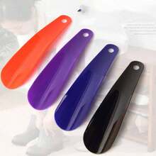 1 件短柄小鞋拔，长柄家用提鞋工具，适用于孕妇和老年人，便携式懒人鞋辅助器 - 多色隨機 - 查看 2