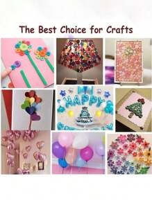 1000pcs Transparent Double Sided Balloon Glue Dots - Wedding Decoration And Party Supplies, Balloons Accessories, DIY Craft Back To School