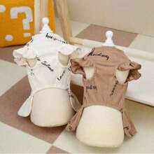 1pc Pet Clothes, Dogs, Small Dogs, Teddy, Clothes With Traction Rope, Cats, Bears, Bomei, Corgi, Autumn Skirt - Multicolor - View 8