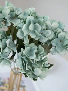 1/3 件人造绣球花束假植物房间装饰秋季装饰假花花园秋季装饰中心装饰生日派对装饰婚礼花篮，新娘手捧花，家居装饰，餐厅，卧室，窗台装饰，花瓶装饰，情人节礼物，新年装饰，户外花园，开学季 - 薄荷綠 - 查看 6