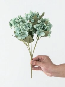 1/3 件人造绣球花束假植物房间装饰秋季装饰假花花园秋季装饰中心装饰生日派对装饰婚礼花篮，新娘手捧花，家居装饰，餐厅，卧室，窗台装饰，花瓶装饰，情人节礼物，新年装饰，户外花园，开学季 - 薄荷綠 - 查看 5