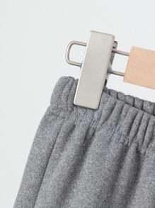 3pcs/Set Boys Striped Print Drawstring Waist Thermal Lined Warm Ankle Cuff Sweatpants, Suitable For Spring Autumn Winter